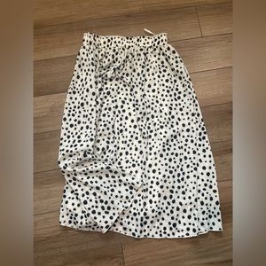 Black and white skirt